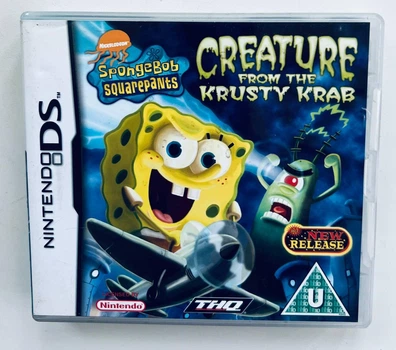 SpongeBob SquarePants Creature From The Krusty Krab, английская версия - картридж для Nintendo DS, Б/У