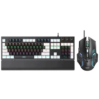 Набор игровой XO Клавиатура и мышь для ПК проводной KB-06 BlackMix (KB-06_BlackMix)