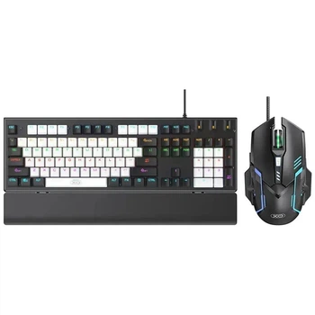 Набор игровой XO Клавиатура и мышь для ПК проводной KB-06 BlackMix (KB-06_WhiteMix)