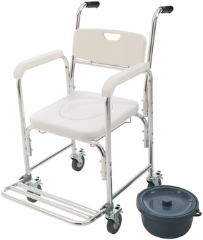 Кресло-туалет MED1 на колесах (MED1-SC7005B)