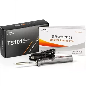Паяльник портативный программируемый Miniware TS101 95Вт PD3.1 с жалом BC2 Черный
