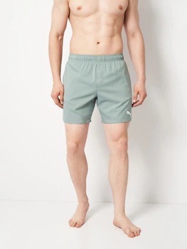 Шорты пляжные мужские Puma Swim Men Mid Shorts 94707105 XS Зеленые (8720245796323)