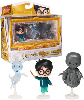 Набір фігурок Spin Master Harry Potter: Micro Magical Moments Harry Potter/Stag Patronus/Dementor 3.8 см 3 шт 6069437 (778988600504)