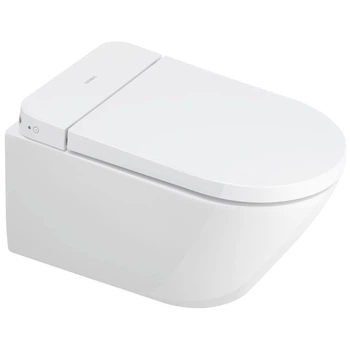 Унитаз подвесной c функцией биде белый DURAVIT D-Neo SensoWash® с сиденьем с микролифтом 654000012004300