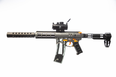Дитячий іграшковий автомат Орбіган MK6 Pro (AR15 Pro) акумуляторний на орбізах (гідрогелеві кульки) / Гель бластер Чорний