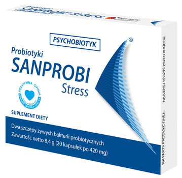 Пробіотик Sanprobi Stress 20 капсул (5907774335077)