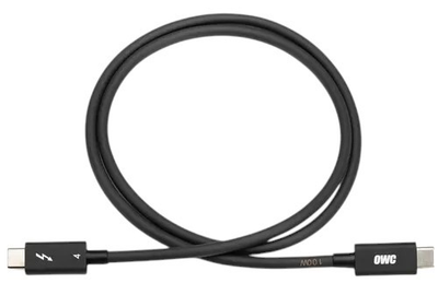 Kabel OWC Thunderbolt 4 to USB-C 0.7 m Black (OWCCBLTB4C0.7M)