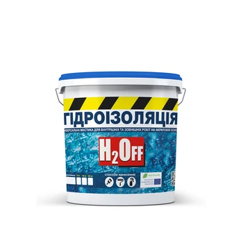 Гидроизоляция акриловая Белая 1.2 кг мастика H2Off SKYLINE