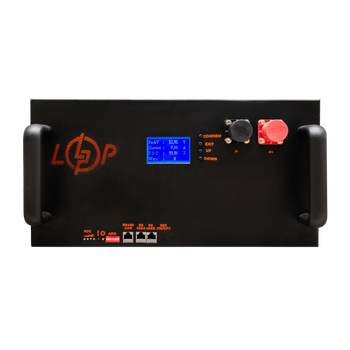 Акумулятор LogicPower LP LiFePO4 51,2V - 160 Ah (8192Wh) (BMS 200A/100А) LCD метал RM Smart RS485/CAN