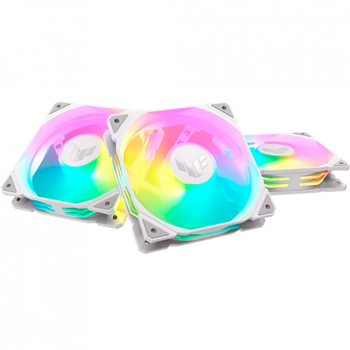 Кулер для корпуса ASUS TUF GAMING TR120 FAN ARGB WHITE 3IN1 (90DA0093-B09020) (251629)