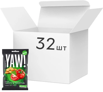 Упаковка сухариків YAW! Багети зі смаком томатів з травами 50 г х 32 шт (1.6 кг) (4841900001362)