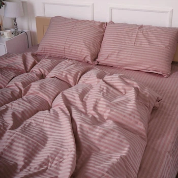 Простирадло на гумці MirSon Royal Soft Stripe 30-0029 Constance 180x200 см (2200011307664)