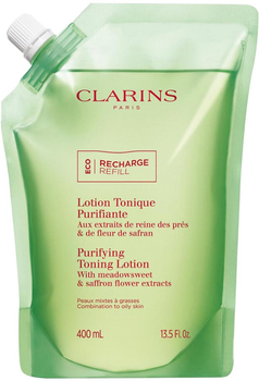 Wkład wymienny Lotion do twarzy Clarins oczyszczający z ekstraktami roślinnymi 400 ml (3666057217296)