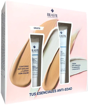 Zestaw do pielęgnacji twarzy Rilastil Progression (+) Krem do twarzy 40 ml + Krem pod oczy 15 ml (ZES8428749004011)