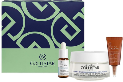 Zestaw do pielęgnacji twarzy Collistar Attivi Puri Krem do twarzy 50 ml + Serum do twarzy 5 ml + Serum pod oczy 5 ml (ZES8015150006637)