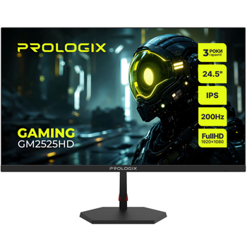 Монитор Prologix Gaming 24.5" gm2525hd ips Black 200Hz