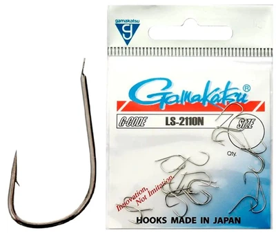 Крючок GAMAKATSU LS-2110N (NICKEL) № 10 25шт,30569