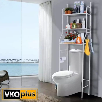 Полиця стелаж над над унітазом Toilet Rack TW-101 стійка органайзер підлогова