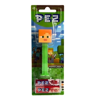 Диспенсер с конфетами PEZ Minecraft ПЕЦ Майнкрафт 17 г (Alex)