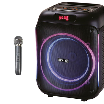 Портативная колонка ZXX party сабвуфер 800W c радиомикрофоном
