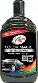 Поліроль для кузова з відновленням кольору Turtle Wax Color Magic Black Чорна 500 мл (5010322783104)