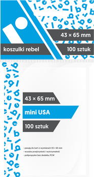 Набір кишень для карт Rebel Mini USA 100 штук RK0003 (5902650610460)