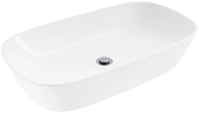 Раковина Helmken 39370000 70 см белая + донный клапан Click-Clack хром