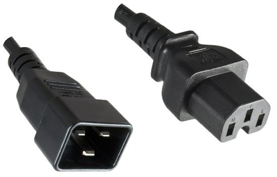 Кабель MicroConnect Power Cord C20 to C15 1.8 m Black (PE152018)