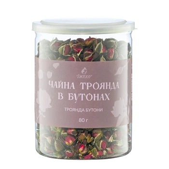 Чайная роза в бутонах Їжеко 80 г для чая и косметологии (4820223985665)