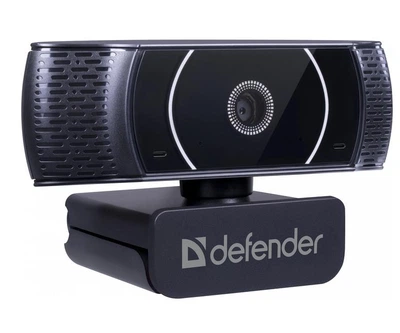 Веб камера Defender G-lens 2590 QHD 2K 3.7Мп 1440p с прищепкой Черный
