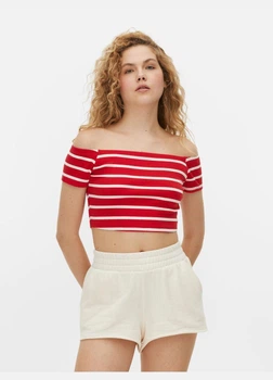 Топ Primark 1495505 L червоний смужки