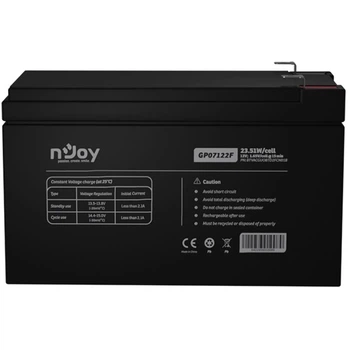Аккумуляторная батарея Njoy GP07122F 12V 7AH (BTVACGUOBTD2FCN01B) AGM