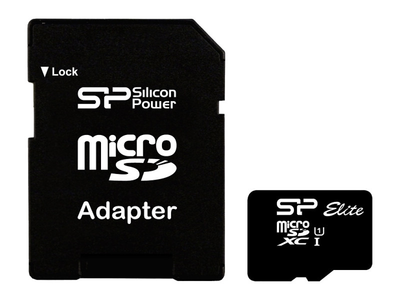 Карта пам'яті Silicon Power 128 GB microSDXC UHS-I Elite + SD adapter (SP128GBSTXBU1V10-SP)