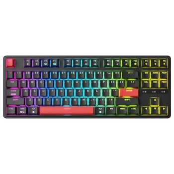 Клавіатура Keychron C3 Pro 87 Key K pro Red Switch Hot Swap RGB Black (C3PH1_KEYCHRON)