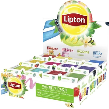 Zestaw herbat Lipton 12 smaków × 15 torebek (8711200434268)