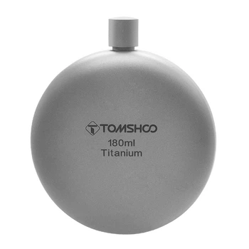 Фляга титановая для алкогольных крепких напитков Tomshoo titanium 180 мл фляга из титана для алкоголя