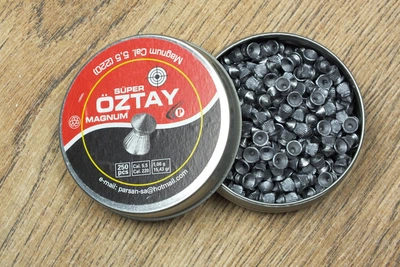 Кулі Oztay гостроголові 1.0 гр, 250 шт, 5.5 мм