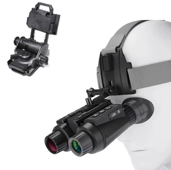 Бінокль нічного бачення NV8300 Super Light HD 4K (до 500м) + кріплення FMA L4G24 на шолом + карта 64Гб