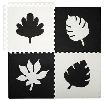 Игровой коврик пазл большой MoMi Feli Black 120×120 см мягкий детский EVA коврик для дома и улицы, коврик-пазл для игр, термо коврик детский, коврик-пазл, игровой детский коврик
