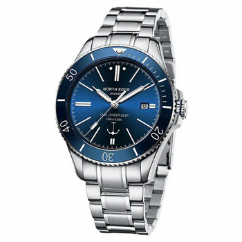 Механические Часы NORTH EDGE ANCHOR blue