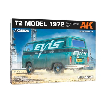 Збірна модель 1/35 Автомобіль Т2 1972 року (Комерційний фургон) AK-interactive 35025