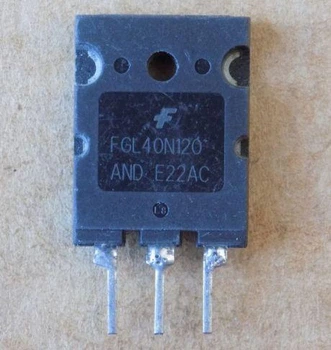 IGBT-транзистор FGL40N120AND ( FGL40N120 , TGL40N120FD , G40N120AND ) оригинал демонтаж, TO264 б/у