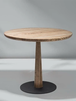 Стол кухонный Cone Wood Turetskiy столик круглый обеденный кофейный на кухню в гостиную комнату столы столики для кафе коричневый