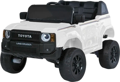 Дитячий електромобіль Kidsauto Джип Toyota Prado 4WD Білий (2155white) (6903351721553_white)