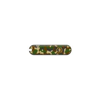 Накладка на нож зеленая с черным передняя 58мм Victorinox C.9534.C1
