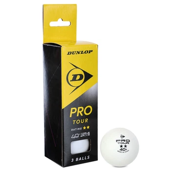 Набор мячей для настольного тенниса Dunlop Pro Tour 2 Star 679348N 3 мяча в комплекте White