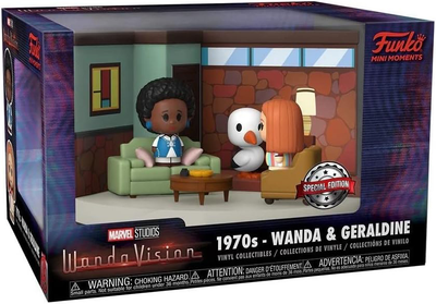 Фігурка Funko Mini Moments Marvel Studios WandaVision Вітальня 1970-х Ванда і Джеральдіна 60958 (889698609586)