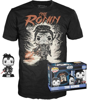 Набір Funko Pop! & Tee Disney Star Wars Visions Bobble-Head Фігурка Роніна + футболка розмір M 63754 (889698637541)