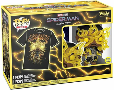 Zestaw Funko Pop! & Tee Marvel Spider-Man No Way Home Figurka Electro + Koszulka Rozmiar M 67658 (889698676588)