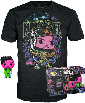 Zestaw Funko Pop! & Tee Marvel What If Figurka Bobble-Head Infinity Killmonger + Koszulka Rozmiar XL 63319 (889698633192)
